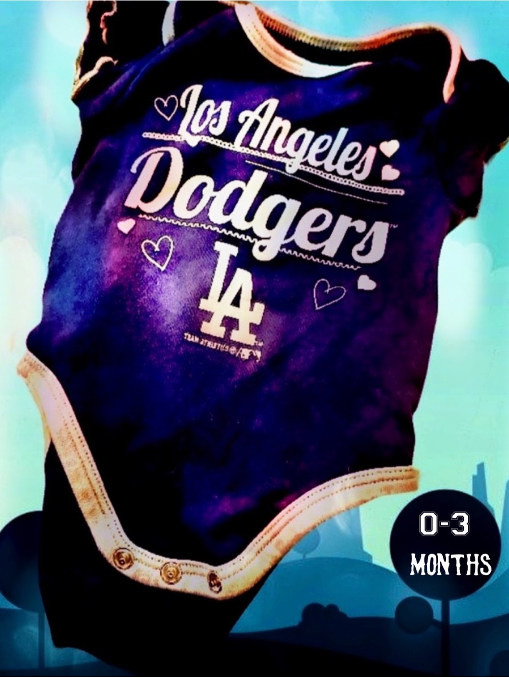 Los Angeles Dodgers Baby Onesie